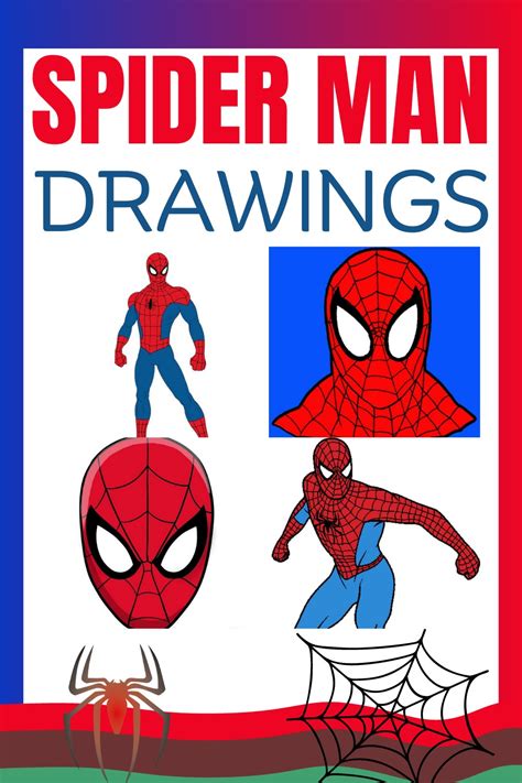 spider man drawing easy|More.